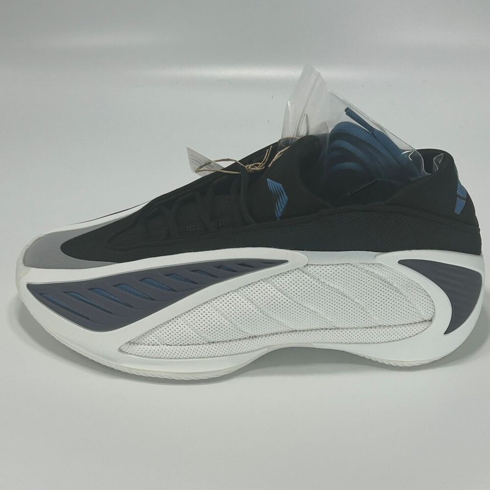 Men's Adidas Anthony Edwards 2 Alphadawg Size 9.5 JQ9493 Black Blue Shoes